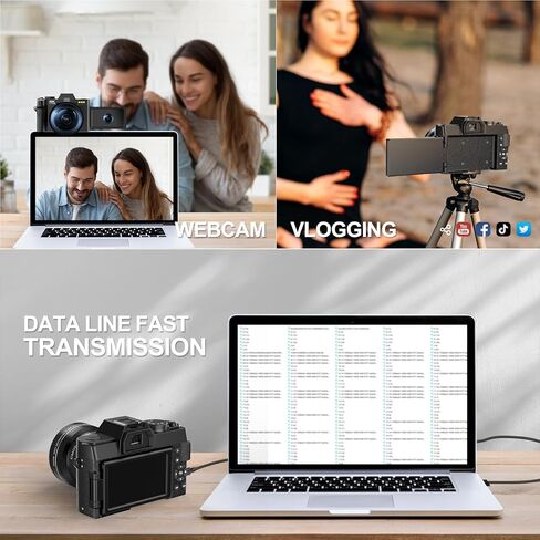 كاميرات رقمية بدقة 48 ميجابكسل للتصوير الفوتوغرافي مع WiFi والتحكم في التطبيقات، وكاميرا تسجيل فيديو بتركيز تلقائي 4K لليوتيوب مع تكبير 16X، ومضادة للاهتزاز، وبطاقة TF سعة 32 جيجابايت، وبطاريات مزدوجة، وزاوية واسعة 52 مم وعدسة ماكرو (S100 أسود) in Kuwait