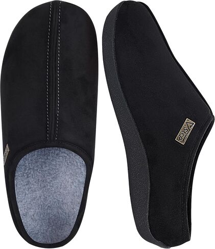 Orthopedic Slippers with Arch Support Women Men | Orthotic Slippers for Plantar Fasciitis Foot Pain Relief,Cozy Slip On Mules,Wide Width,Indoor Outdoor,Rubber Soles in Saudi Arabia
