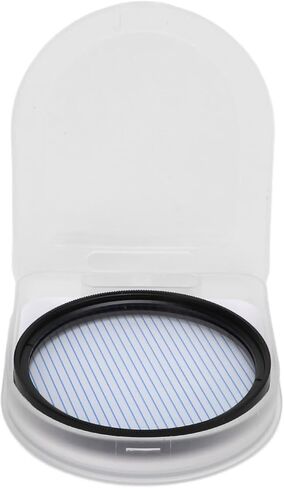 52mm/55mm/58mm Blue Streak Filter,Special Effects Lens Filter Anamorphic Optical Glass with Aluminum Alloy Frame, for, for Nikon, for, for Fujifilm, etc (58mm / 2.28in) in Saudi Arabia