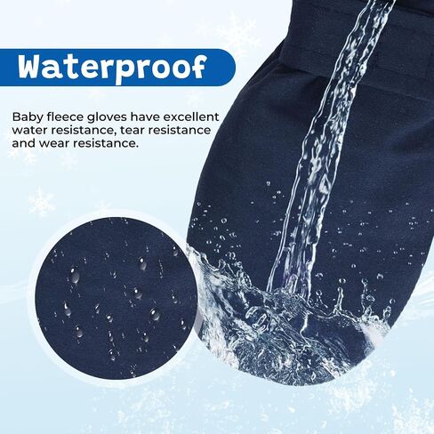 American Trends Toddler Gloves Warm Kids Winter Ski Gloves Lined Fleece Mittens Snow Waterproof Mittens for Baby Boys Girls in Saudi Arabia