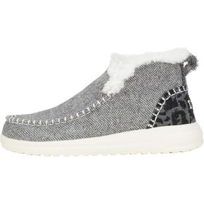 Hey Dude 42033-001W7 Denny Leopard Black W7