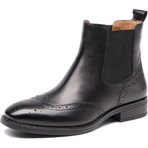 U-lite Womens Fall Winter Comfortable Stylish Leather Chelsea Ankle Boots Women Booties