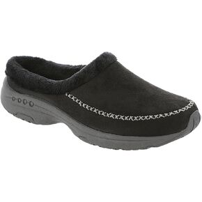 Easy Spirit Women's Tslip2 Clog, Black, 9.5 Wide