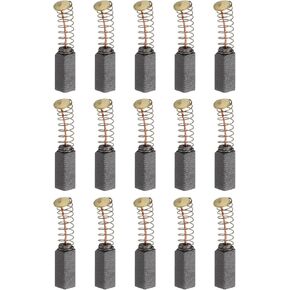 HARFINGTON 20pcs Carbon Brush 10mm x 5mm x 5mm Grinder Brush 5# Electric Motor Replacement Part Angle Grinder Cutting Machine Polisher Brushes for Repair Power Tools