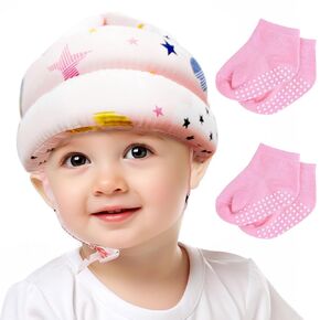 Baby Helmet for Crawling Walking,Head Protector for Infant No Bumps Soft Cushion Toddler Safety Headguard Adjustable Protective Cap in Kuwait
