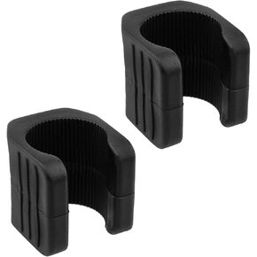 U-Shaped Flashlight Clip mounting Clip 1/4inch for Tripod monopod Outdoor Travel Light Flashlight Holder, Black -2PCS