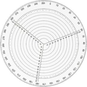Round Center Finder Compass Clear Acrylic Lathe Centering Tool, 30cm/11.8 Inch Circle Gauge for Wood Turners Lathe Work Bowls Lathe Wood Turning Woodworking Compass in Kuwait