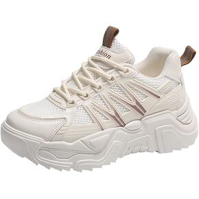 MAUGELY Women's Platform Mesh Casual Sports Shoes Fashionable Road-Running Walking Sneakers