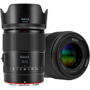 Meike 55mm F1.8 Pro Full Frame AF STM Stepping Motor Lens Standard Aperture Auto Focus Fixed Prime Portrait Lenses for Nikon Z Mount Mirrorless Cameras Z5 Z6 Z7 Z6II Z7II Z9 Z30 Z50 Z fc