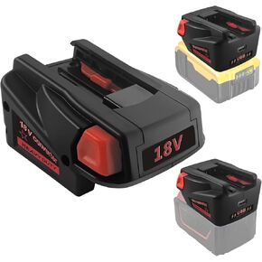 M18 to V18 Adapter for Milwaukee 18V V18 NI-CD Tool,for Dewalt 20V 60V MAX XR and for Milwaukee 18V M18 Lithium Battery Convert to Work for Milwaukee V18 NI-CD Cordles Power Tools Converter