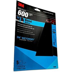 3M 32036 Imperial Wetordry 9" x 11" P600 Grit Sheet (Pack of 20)