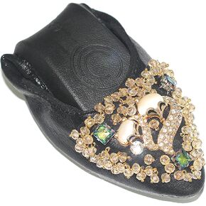 Women Ballet Flats Rhinestone Wedding Ballerina Shoes Foldable Sparkly Comfort Slip on Flat Shoes