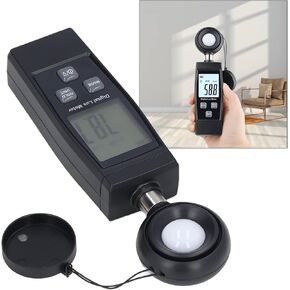 Topyond Handheld Digital Illuminance Meter Wide Measurement Range,Switchable Units for Lamps, Animal Husbandry, and Mining Industries,LCD Display for Industrial, Laboratory, and Office