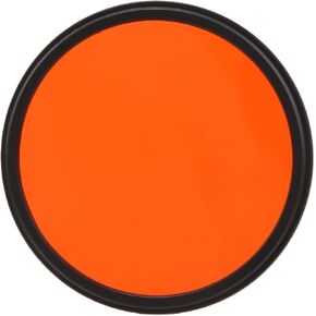 55mm Camera Lens Filter, Full Color Lens Filter Optical Glass Digital Camera Filter for Nikon for Fujifilm 55mm Lens Filter (Orange)