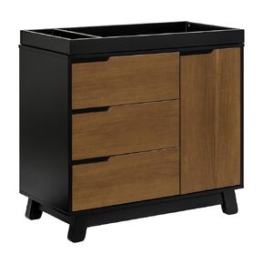 Babyletto Hudson 3-Drawer Changer Dresser with Removable Changing Tray in Forest Green, Greenguard Gold Certified