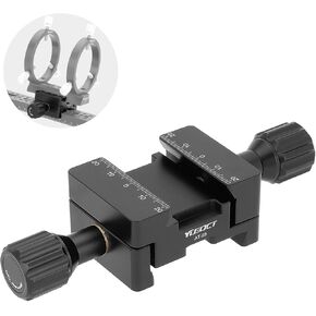 Telescope Dovetail Adapter for Vixen V Series to Synta, Female to Female Dovetail Saddle Clamp Mount Base for Telescope Guidescope Finderscope Finder Guide Scope