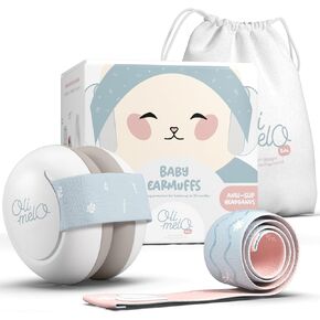 Baby Ear Muffs Noise Protection : Noise Cancelling Headphones up to 34 dB ANSI certified - Adjustable non-slip headbands - Ear Protection for babies, Infant earmuffs & Newborn up to 36 months