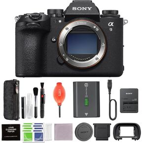 Sony Alpha 9 III Full-Frame Mirrorless Camera (Black) Bundle with Pixel Advanced Accessories Pixel Cleaning Kit, 3-in-1 USB-C Card Reader, Lexar 64Gb SD Card & More | sony a9iii