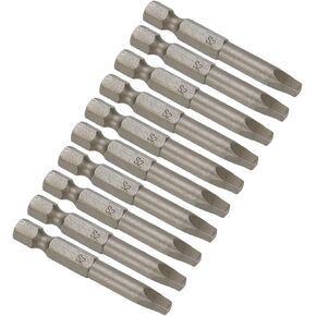 SQ3 مربع رئيس مفك بت مجموعة 1/4 بوصة عرافة عرقوب S2 الصلب مربع رئيس قرص الطاقة بت 2 بوصة طول-10 قطعة in Kuwait