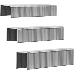 Heavy Duty T50 Stainless Steel Staples 1000-Count 3 Sizes for Staple Gun, Includes: 5/16", 3/8", 1/2" Assortment, Combo kit