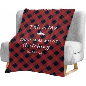 Baby Blankets, Flannel Baby Blanket 30x40in Swaddle Blanket, This is My Christmas Movie Watching Blanket, Toddler Bed Blanket, Baby Blankets for Boys & Girls, Baby Stuff Baby Essentials Travel Blanket