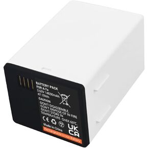 بطارية A-7a ممتدة قابلة لإعادة الشحن بقدرة 14000 مللي أمبير في الساعة لكاميرات Arlo Pro 3 وPro 4 XL - متوافقة مع Alro Ultra 2 XL وUltra XL - P/N: VMA5410، FB1001، VMC4040P، CMC5040 in Kuwait