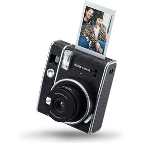 instax Mini 40 Instant Film Camera, Easy use with Automatic Exposure, Black