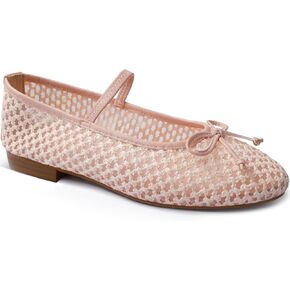 MUCCCUTE Women's Mesh Ballet Flats, Round Toe Ballerina Flats Shoes Casual Dress Mary Jane Flats