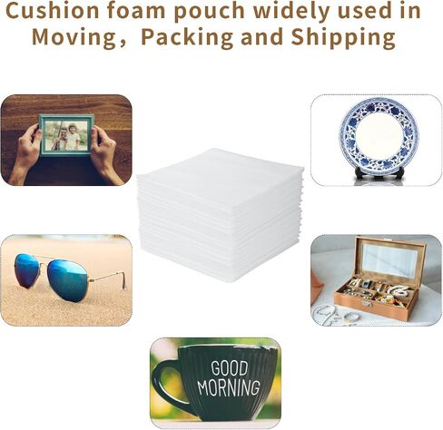 Moving supplies, 80pcs 16’’x22’’Cushion Foam Pouch for Moving, Packing, Transportation and Storage, Foam Pouches Incidental Fragile Stickers in Saudi Arabia