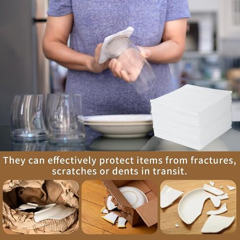 Moving supplies, 80pcs 16’’x22’’Cushion Foam Pouch for Moving, Packing, Transportation and Storage, Foam Pouches Incidental Fragile Stickers in Saudi Arabia
