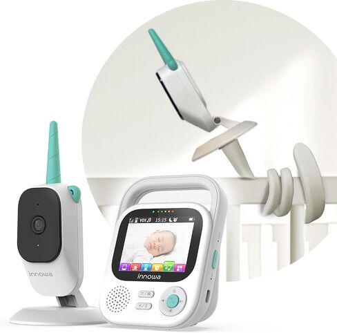| Baby Monitor Camera and Night Vision with 2K QHD Camera - Sound Alert, Motion Detection, 2-Way Talk, VOX, Easy Set-up Plug & Play, and 4X Zoom (US AC Adapter, English-Japanese User Manual) in Saudi Arabia
