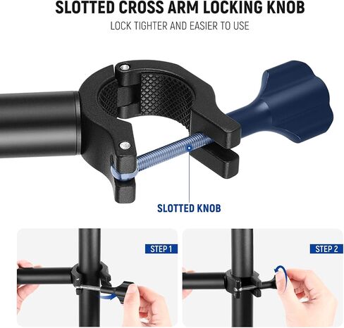 Neewer Overhead Desk Mount with Phone/Tablet Holder Compatible with iPhone Samsung Kindle, Two Section Adjustable Ball Head Boom Arm with for Camera, Live Streaming Vlogging Video, DS016 in Saudi Arabia