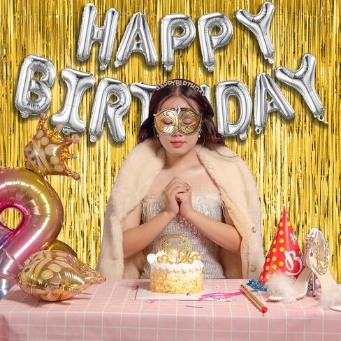 3 حزمة من ستائر خلفية من رقائق الفويل الفضية، ستائر للحفلات، بهرج معدني، خلفية لعيد الميلاد، عيد الميلاد، العازبة، السنة الجديدة، الخطوبة، التخرج، ديكورات حفلات الديسكو، خلفية لامعة in Kuwait