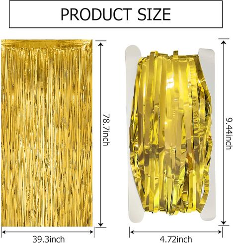 3 حزمة من ستائر خلفية من رقائق الفويل الفضية، ستائر للحفلات، بهرج معدني، خلفية لعيد الميلاد، عيد الميلاد، العازبة، السنة الجديدة، الخطوبة، التخرج، ديكورات حفلات الديسكو، خلفية لامعة in Kuwait