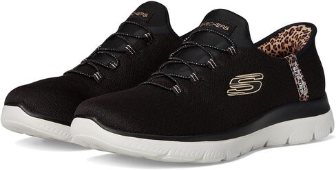 حذاء رياضي نسائي من Skechers Summits Leopard Chic بدون استخدام اليدين in Saudi Arabia