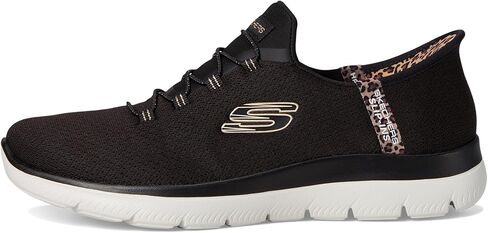 حذاء رياضي نسائي من Skechers Summits Leopard Chic بدون استخدام اليدين in Saudi Arabia