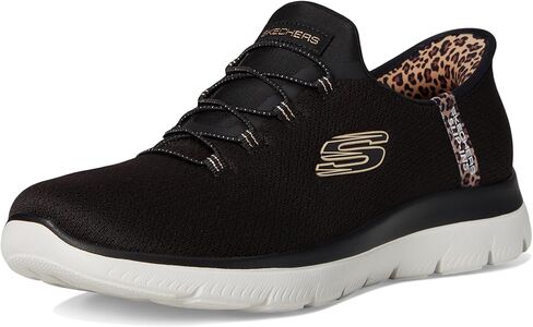 حذاء رياضي نسائي من Skechers Summits Leopard Chic بدون استخدام اليدين in Saudi Arabia