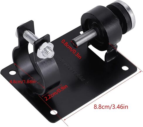 Electric Drill Cutting Stand Holder, Drill Cutting Bracket Small Bench Electric Cutting Wheel Drill Stand Seat Stand Holder for Stable Cutting Polishing Grinding(10MM) in Saudi Arabia