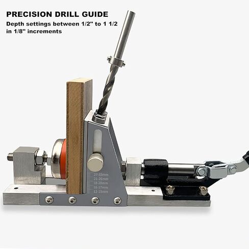 طقم رقصة ثقب الجيب، نظام رقصة ثقب الجيب المعدني المطور، رقصة احترافية متعددة الاستخدامات للمفاصل القوية، رقصة لولبية دقيقة للجيب، لمشاريع النجارة التي تصنعها بنفسك، أمسك القطعة بأمان in Kuwait