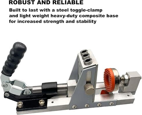 طقم رقصة ثقب الجيب، نظام رقصة ثقب الجيب المعدني المطور، رقصة احترافية متعددة الاستخدامات للمفاصل القوية، رقصة لولبية دقيقة للجيب، لمشاريع النجارة التي تصنعها بنفسك، أمسك القطعة بأمان in Kuwait