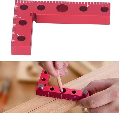 DFM Small, Center Finder Small Aluminum Alloy Center Finder Tool Dowel Drill Jig for Woodworking in Saudi Arabia