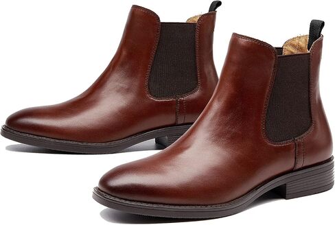 U-lite Womens Fall Winter Comfortable Stylish Leather Chelsea Ankle Boots Women Booties in Saudi Arabia