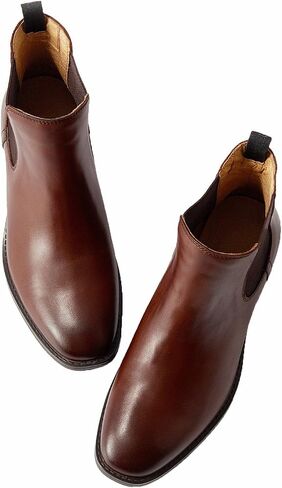 U-lite Womens Fall Winter Comfortable Stylish Leather Chelsea Ankle Boots Women Booties in Saudi Arabia