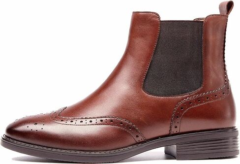 U-lite Womens Fall Winter Comfortable Stylish Leather Chelsea Ankle Boots Women Booties in Saudi Arabia