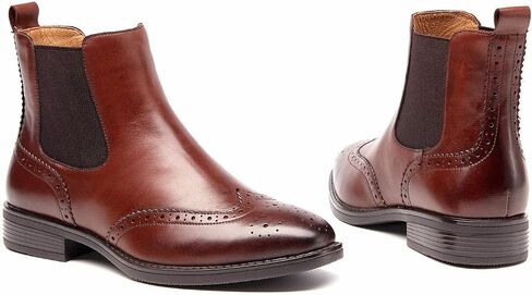 U-lite Womens Fall Winter Comfortable Stylish Leather Chelsea Ankle Boots Women Booties in Saudi Arabia