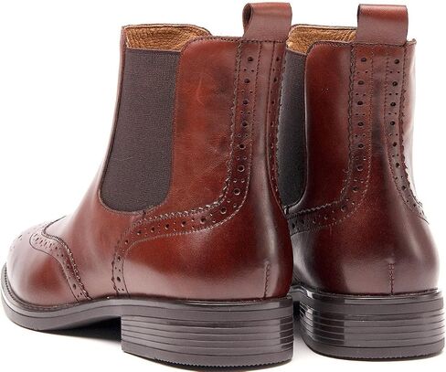 U-lite Womens Fall Winter Comfortable Stylish Leather Chelsea Ankle Boots Women Booties in Saudi Arabia