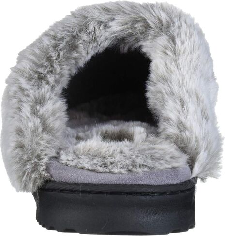 Dearfoams Women's Allison Fairisle Or Solid Chenille Knit Scuff Slipper in Saudi Arabia