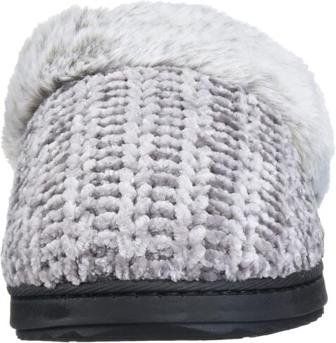 Dearfoams Women's Allison Fairisle Or Solid Chenille Knit Scuff Slipper in Saudi Arabia