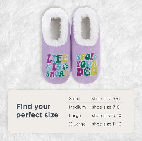 Snoozies Pairable Slipper Socks - Non-Slip Fuzzy Slippers for Women in Saudi Arabia