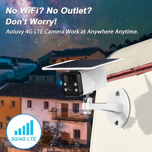 Wireless Solar Security Camera, 2K Outdoor WiFi Surveillance Camera with Spotlight, IP67, Motion Detection Alarm, Color Night Vision, 2-Way Audio, Cloud/SD Card Storage in Saudi Arabia